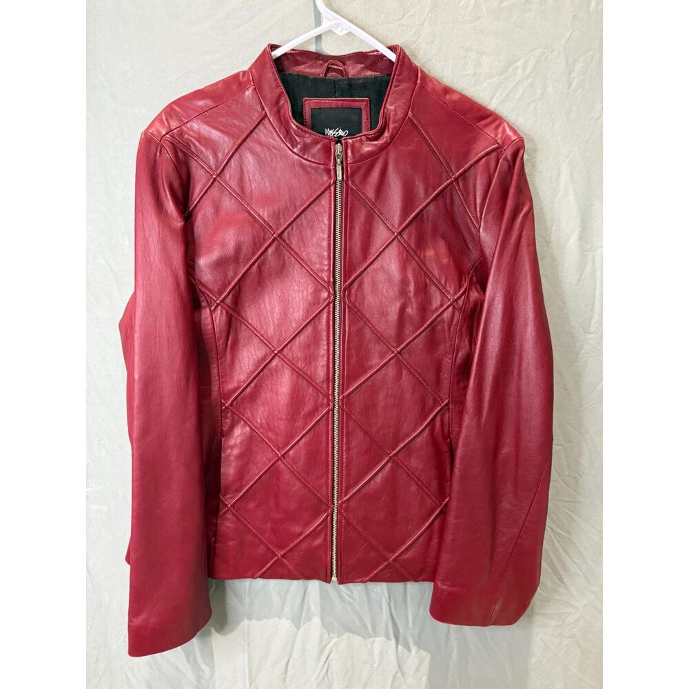 Mossimo Women’s Red Leather Jacket